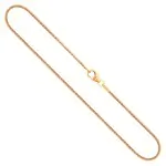 Goldkette als Schlangenkette in Gelbgold 585 / 14K, 40 cm lang, 1,2 mm breit, Gewicht ca. 3.6 g.