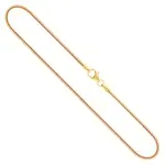 Goldkette als Schlangenkette in Gelbgold 333 / 8K, 42 cm lang, 1,4 mm breit, Gewicht ca. 3.3 g.
