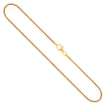 Goldkette als Schlangenkette in Gelbgold 585 / 14K, 55 cm lang, 1,4 mm breit, Gewicht ca. 5.3 g.