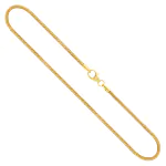 Goldkette als Schlangenkette in Gelbgold 333 / 8 Karat, 65 cm lang, 1.6 mm breit, Gewicht ca. 6.9