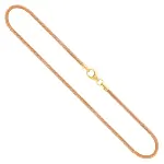 Goldkette als Schlangenkette in Gelbgold 750 / 18K, 34 cm lang, 1,6 mm breit, Gewicht ca. 5.1 g.