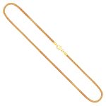 Goldkette als Schlangenkette in Gelbgold 585 / 14K, 42 cm lang, 1,9 mm breit, Gewicht ca. 7.9 g.