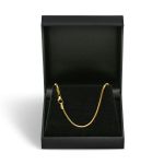 Goldkette als Schlangenkette in Gelbgold 585 / 14K, 42 cm lang, 1,9 mm breit, Gewicht ca. 7.9 g.