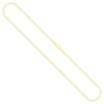 Goldkette als Tondakette in Gelbgold 585 / 14K, 50 cm lang, 1 mm breit, Gewicht ca. 4.3 g.