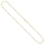 Goldkette als Tondakette in Gelbgold 750 / 18K, 40 cm lang, 1,2 mm breit, Gewicht ca. 6.2 g.