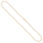 Goldkette als Tondakette in Gelbgold 333 / 8K, 40 cm lang, 1,2 mm breit, Gewicht ca. 4.5 g.