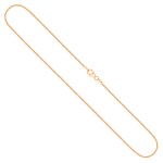 Goldkette als Tondakette in Gelbgold 333 / 8K, 50 cm lang, 1,2 mm breit, Gewicht ca. 5.7 g.