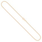 Goldkette als Tondakette in Gelbgold 375 / 9K, 55 cm lang, 1,2 mm breit, Gewicht ca. 6.4 g.