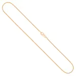 Goldkette als Tondakette in Gelbgold 585 / 14K, 65 cm lang, 1,2 mm breit, Gewicht ca. 8.7 g.