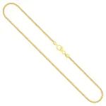 Goldkette als Tondakette in Gelbgold 375 / 9K, 42 cm lang, 1,5 mm breit, Gewicht ca. 7.9 g.