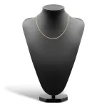 Goldkette als Venezianerkette rund geschlagen in Gelbgold 750 / 18K, 45 cm lang, 2 mm breit, Gewicht ca. 12.4 g.