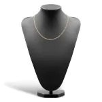 Goldkette als Kordelkette hohl in Gelbgold 333 / 8K, 50 cm lang, 2,7 mm breit, Gewicht ca. 4.3 g.