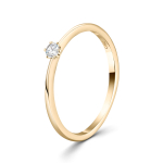 0,05 Karat Diamant Ring Gelbgold