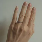 0,05 Karat Diamant Ring Weißgold