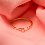 0,10 Karat Diamant Ring Gelbgold