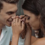 0,40 Karat Diamant Verlobungsring mit GIA Zertifikat, Weißgold 585 / 14K, Weite 53 mm, Gewicht ca. 2.79 g.