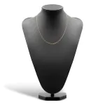 Goldkette als Ankerkette diamantiert in Gelbgold 333 / 8K, 45 cm lang, 1,9 mm breit, Gewicht ca. 5.1 g.