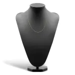 Goldkette als Panzerkette flach in Gelbgold 585 / 14K, 50 cm lang, 1,2 mm breit, Gewicht ca. 2.6 g.