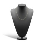 Goldkette als Panzerkette flach in Gelbgold 333 / 8K, 55 cm lang, 2,1 mm breit, Gewicht ca. 6.4 g.