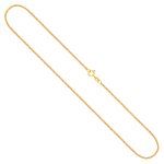 Goldkette als Erbskette in Gelbgold 333 / 8K, 38 cm lang, 1,5 mm breit, Gewicht ca. 2.8 g.