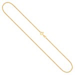 Goldkette als Erbskette in Gelbgold 750 / 18 Karat, 50 cm lang, 1.5 mm breit, Gewicht ca. 4.2 g.