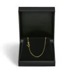 Goldkette als Erbskette in Gelbgold 333 / 8K, 42 cm lang, 2 mm breit, Gewicht ca. 3.8 g.