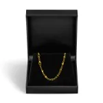 Goldkette als Panzerstegkette in Gelbgold 333 / 8K, 50 cm lang, 3,1 mm breit, Gewicht ca. 4.7 g.