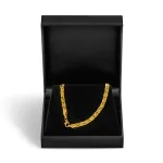 Armband als Herringbone Kette in Gelbgold 375 / 9K, 19 cm lang, 3,8 mm breit, Gewicht ca. 2 g.