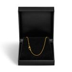 Goldkette als Schlangenkette in Gelbgold 333 / 8K, 42 cm lang, 1,2 mm breit, Gewicht ca. 3.2 g.