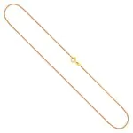 Goldkette als Schlangenkette in Gelbgold 333 / 8K, 38 cm lang, 0,9 mm breit, Gewicht ca. 2.7 g.