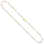 Goldkette als Schlangenkette in Gelbgold 333 / 8K, 50 cm lang, 0,9 mm breit, Gewicht ca. 3.6 g.