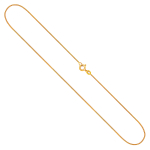 Goldkette als Tondakette in Gelbgold 333 / 8K, 45 cm lang, 0,8 mm breit, Gewicht ca. 2.4 g.
