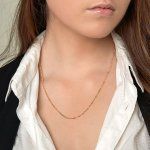 Goldkette als Singapurkette in Gelbgold 333 / 8K, 40 cm lang, 1,8 mm breit, Gewicht ca. 2 g.