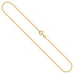 Goldkette als Venezianerkette in Gelbgold 333 / 8K, 70 cm lang, 1,2 mm breit, Gewicht ca. 5.8 g.
