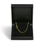 Goldkette als Venezianerkette in Gelbgold 333 / 8K, 70 cm lang, 1,4 mm breit, Gewicht ca. 7.9 g.