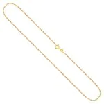 Goldkette als S-Panzerkette in Gelbgold 585 / 14K, 38 cm lang, 1,3 mm breit, Gewicht ca. 1.9 g.
