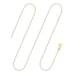 Goldkette als Ankerkette diamantiert in Gelbgold 750 / 18K, 38 cm lang, 1,2 mm breit, Gewicht ca. 2 g.