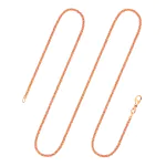 Goldkette als Ankerkette rund in Rotgold 585 / 14K, 70 cm lang, 2,4 mm breit, Gewicht ca. 11.6 g.