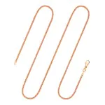 Goldkette als Ankerkette rund in Rotgold 585 / 14K, 36 cm lang, 2,4 mm breit, Gewicht ca. 6 g.