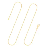 Goldkette als Schlangenkette in Gelbgold 333 / 8K, 34 cm lang, 0,9 mm breit, Gewicht ca. 2.4 g.