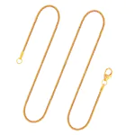 Goldkette als Schlangenkette in Gelbgold 333 / 8K, 60 cm lang, 1,2 mm breit, Gewicht ca. 4.3 g.