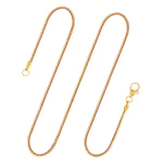 Goldkette als Schlangenkette in Gelbgold 585 / 14K, 45 cm lang, 1,4 mm breit, Gewicht ca. 4.5 g.