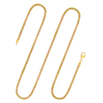 Goldkette als Schlangenkette in Gelbgold 333 / 8 Karat, 34 cm lang, 1.9 mm breit, Gewicht ca. 4.8 g.
