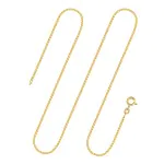 Goldkette als Venezianerkette in Gelbgold 585 / 14K, 60 cm lang, 1,2 mm breit, Gewicht ca. 6 g.