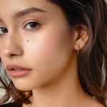 Ohrringe, Creolen, Gelbgold 333 / 8K, Außendurchmesser 20 mm, Breite 1.5 mm, Gewicht ca. 0.6 g