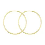 Goldene Creolen, Gelbgold in 1.3 mm