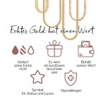 Ohrringe, Creolen, Gelbgold 585 / 14K, Außendurchmesser 15 mm, Breite 2.5 mm, Gewicht ca. 0.8 g