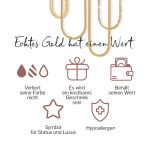 Ohrringe, Creolen, Gelbgold 333 / 8K, Außendurchmesser 15 mm, Breite 2.5 mm, Gewicht ca. 0.7 g