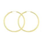 Goldene Creolen, Gelbgold in 2.5 mm