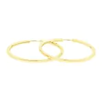 Goldene Creolen, Gelbgold in 2.5 mm